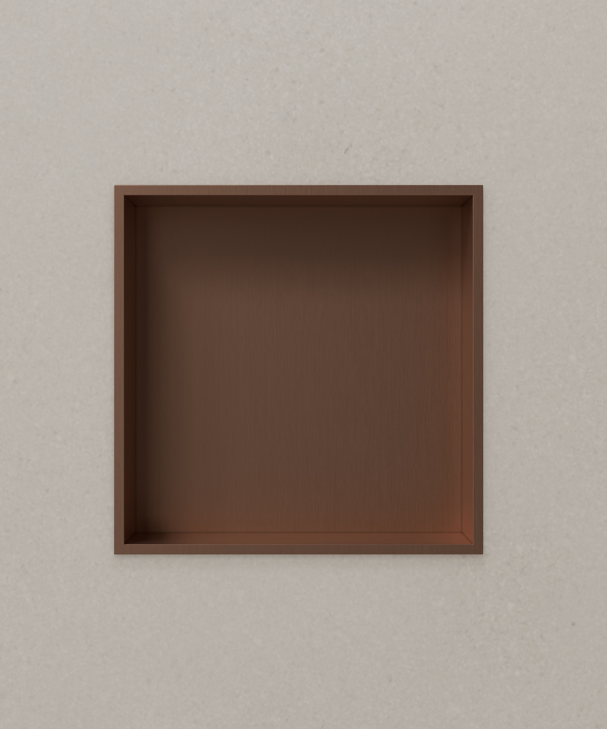 Niche salle de bain encastrable - Or rose brossé