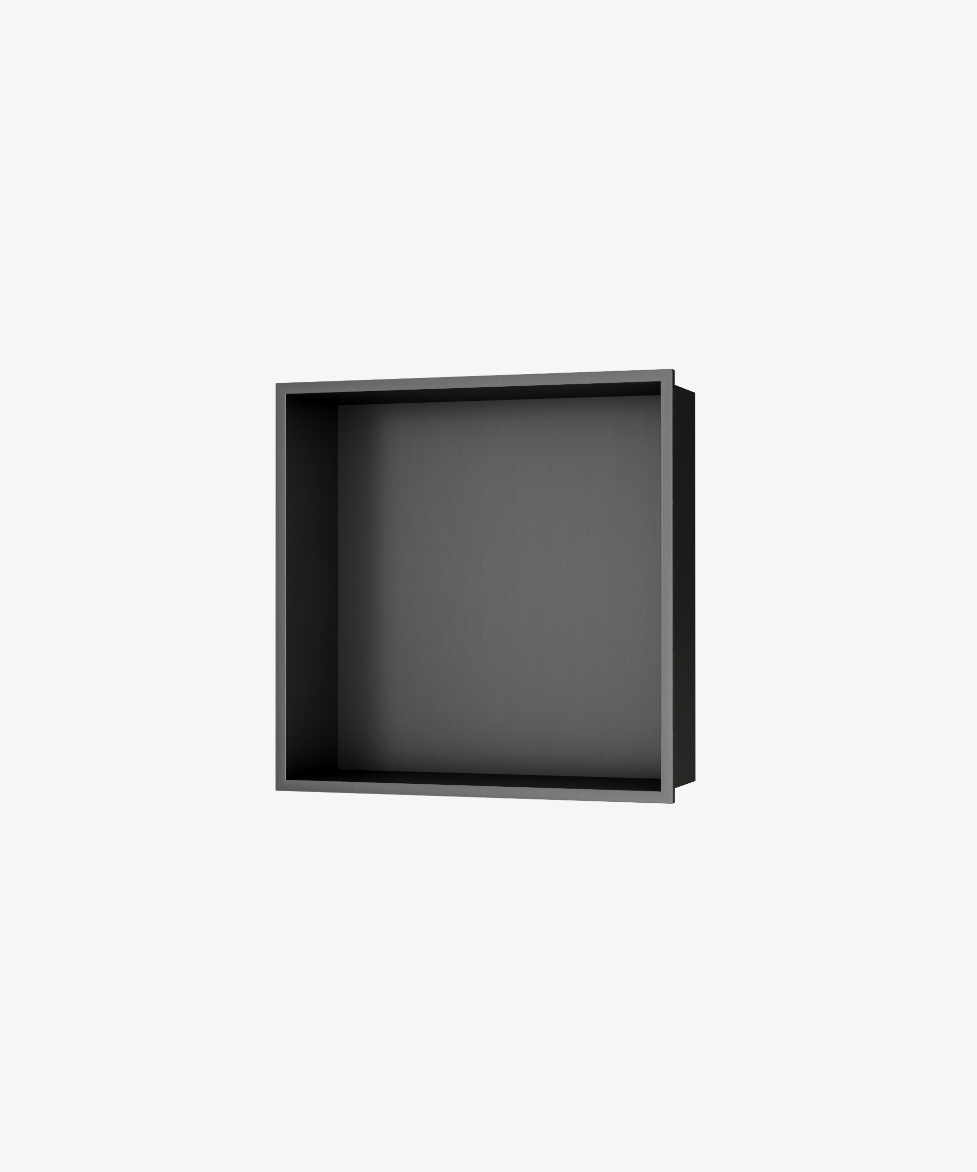 Niche salle de bain encastrable - Gun métal