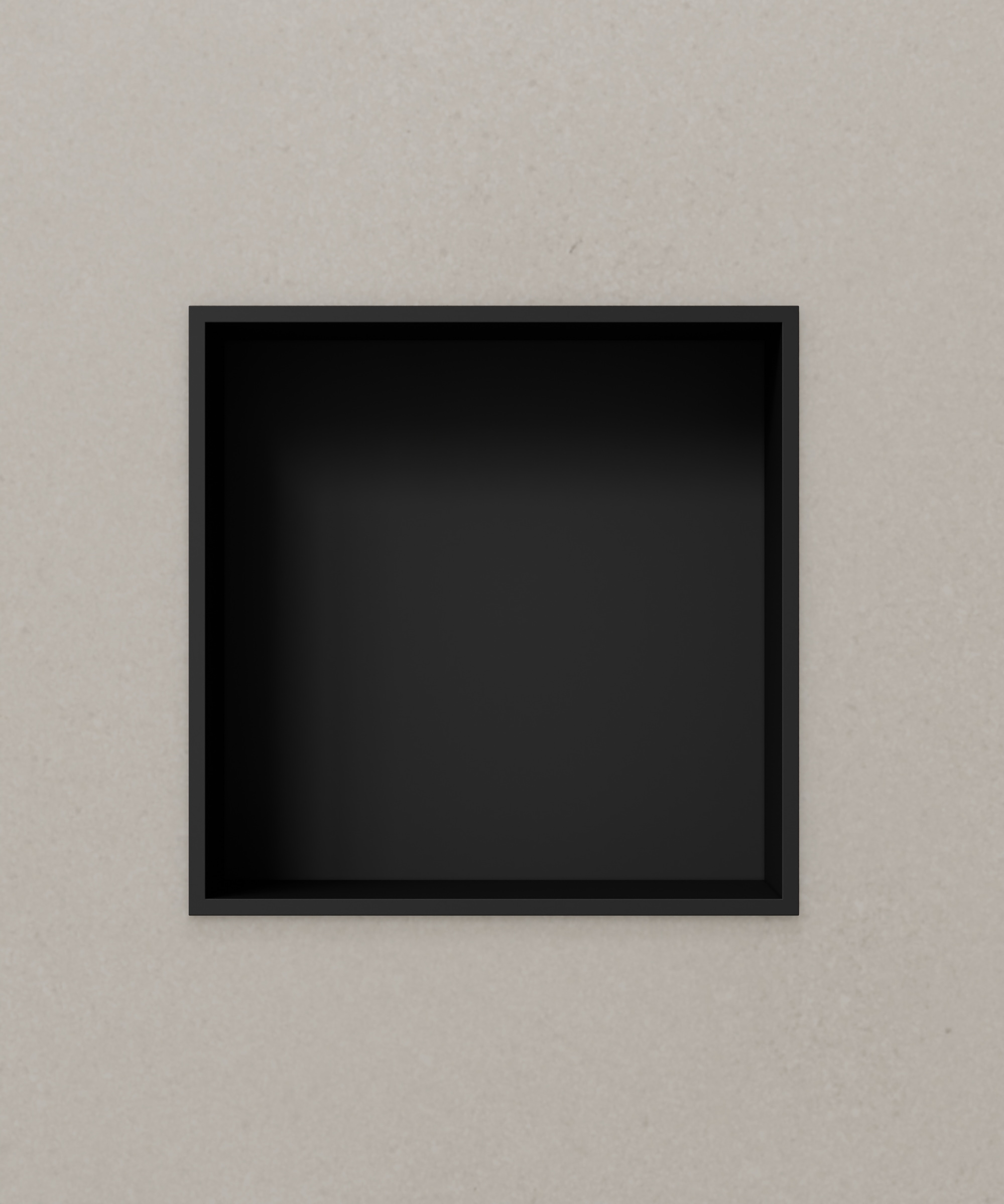 Niche salle de bain encastrable - Noir