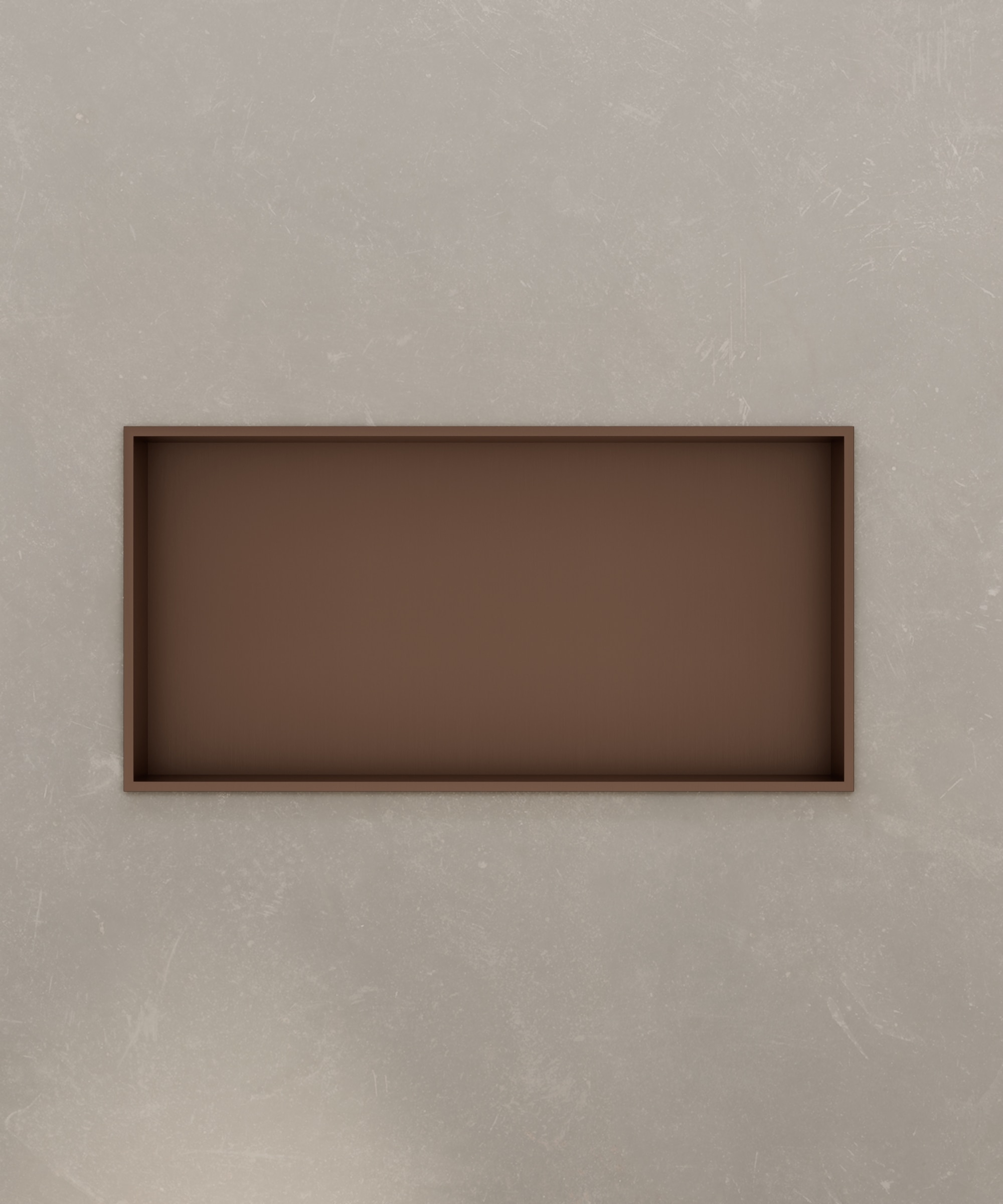 Niche murale de salle de bain en acier inoxydable - Or rose brossé