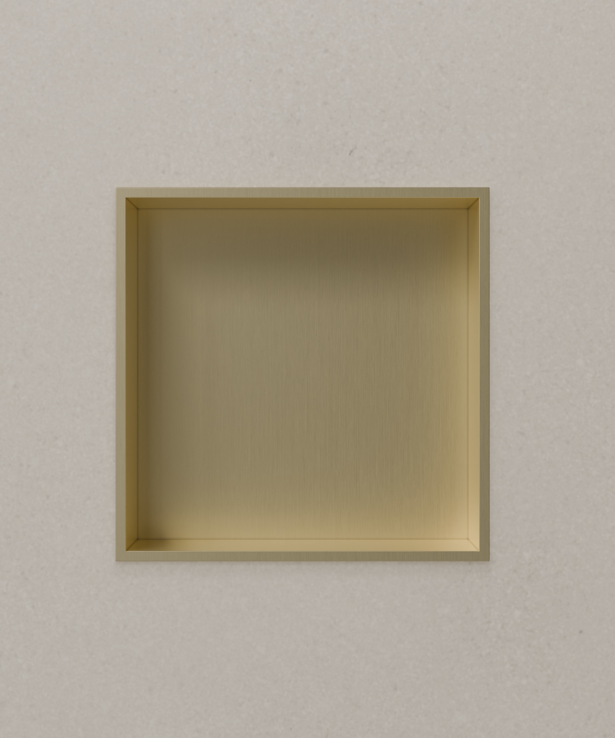 Niche salle de bain encastrable - Doré brossé